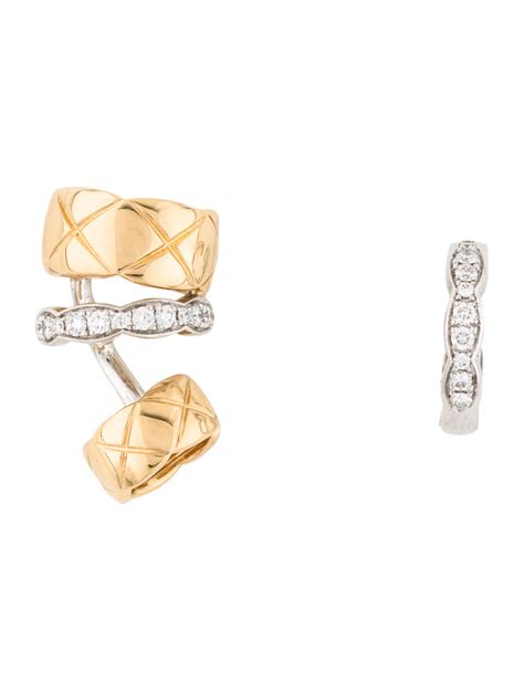 chanel ear cuff earrings|chanel earrings official site.